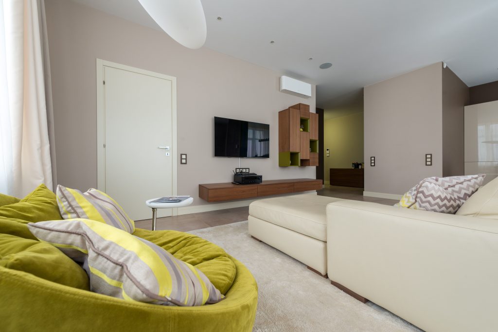 A modern living room representing a home where smart devices add real value