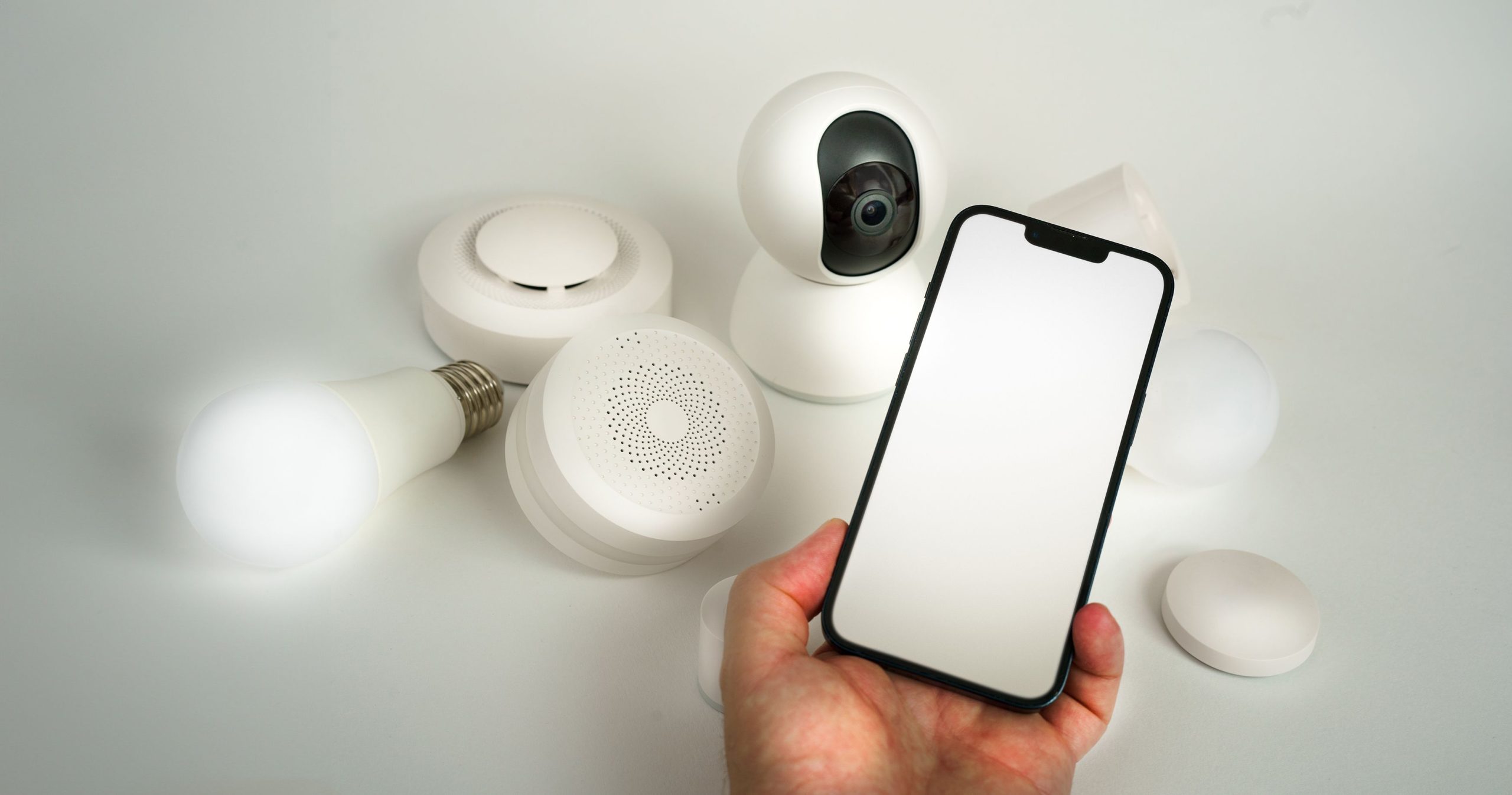 Is a smart home worth it — a collection of smart home devices including camera, bulb and sensors