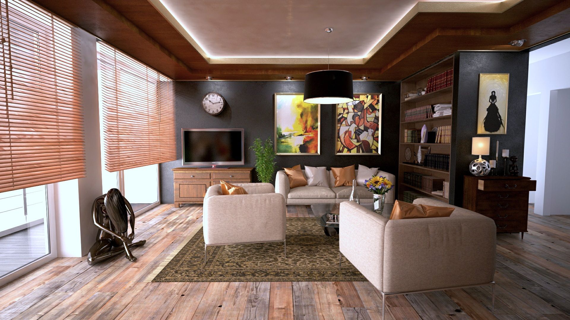 Bedroom smart home ideas including gradual wake-up lighting