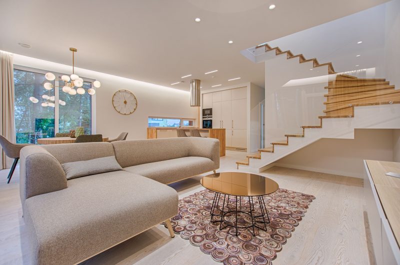 Smart home for renters - a modern apartment living room