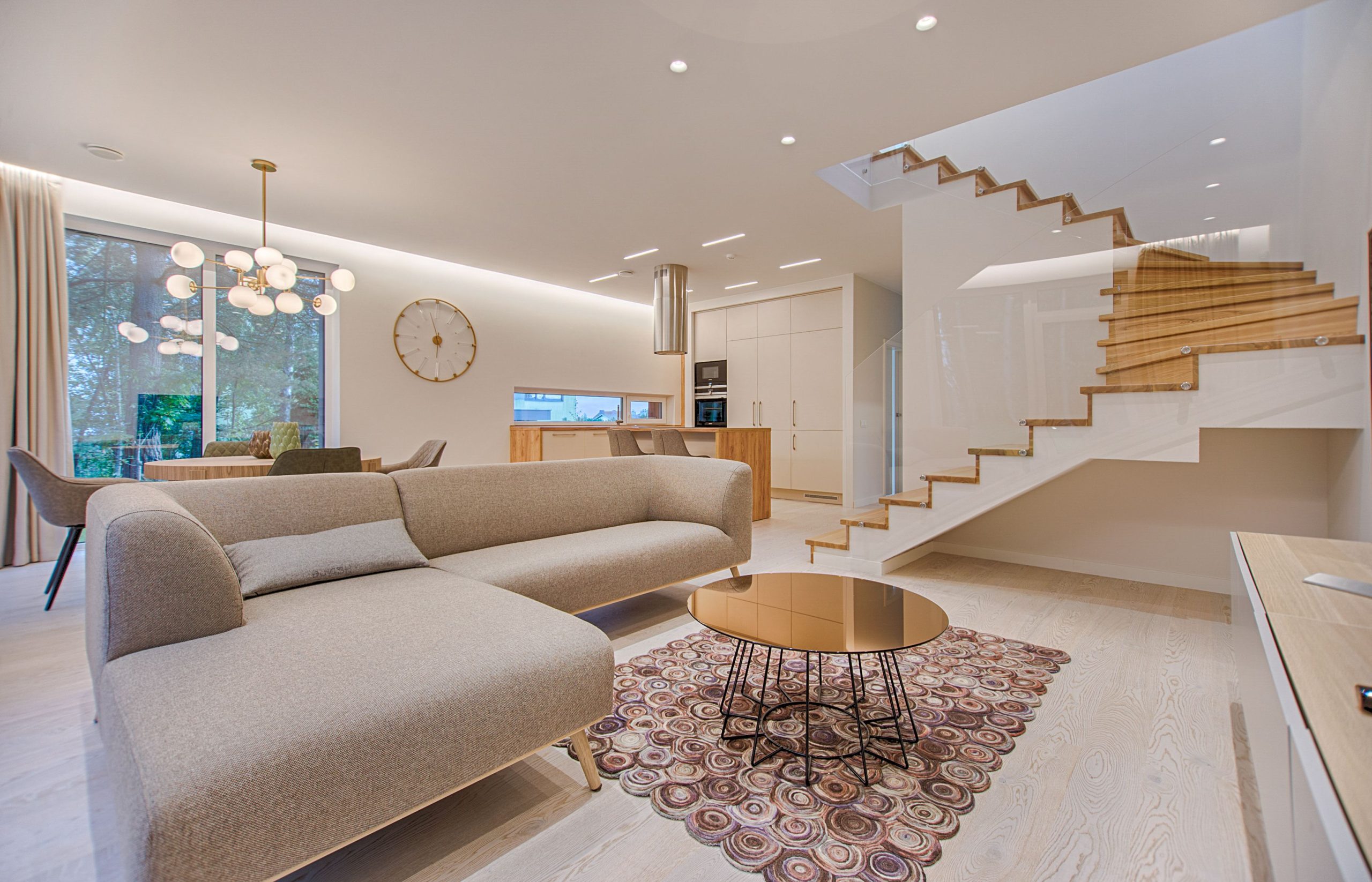 Smart home for renters - a modern apartment living room
